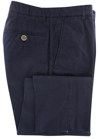 Brunello Cucinelli Navy Blue Pants