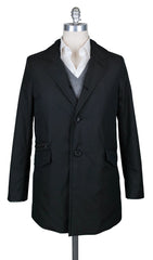 Barba Napoli Black Solid Jacket - Size 42 (US) / 52 (EU) - (AUC39I3959000)