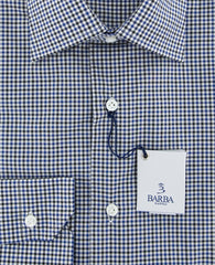 Barba Napoli Black Check Shirt - Slim - (BN20000010U10) - Parent