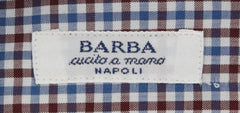Barba Napoli Brown Check Shirt - Slim - (BND220000012U10T) - Parent