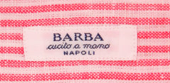 Barba Napoli Pink Striped Shirt - Slim - (D22000185U10T) - Parent
