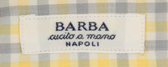 Barba Napoli Yellow Plaid Shirt - Slim - (D220000R8-U10-T) - Parent