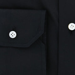 Barba Napoli Black Solid Shirt - Slim - (BND22276310) - Parent