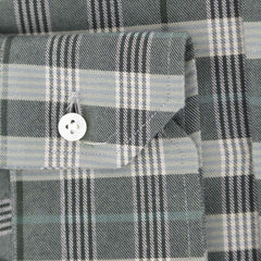 Barba Napoli Green Plaid Cotton Shirt - Slim - (805) - Parent