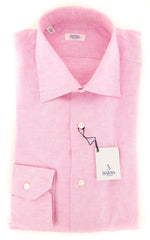 Barba Napoli Pink Melange Shirt - Slim - 15.5/39 - (D2U16U10T)