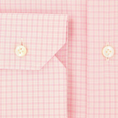Barba Napoli Pink Plaid Shirt - Slim - (BND2U1101U10) - Parent
