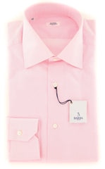 Barba Napoli Pink Solid Shirt - Slim - (D2U1821U10T) - Parent