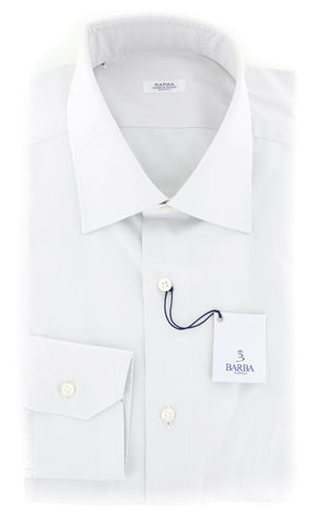 Barba Napoli Light Gray Shirt - Slim