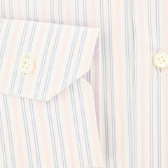 Barba Napoli Pink Striped Shirt - Slim - (BND2U2742U10) - Parent