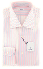 Barba Napoli Pink Striped Shirt - Slim - 16/41 - (D2U2888U10T)