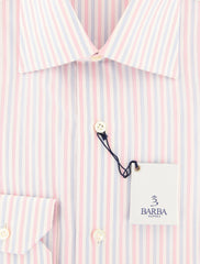 Barba Napoli Pink Striped Shirt - Slim - (D2U2888U10T) - Parent