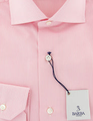 Barba Napoli Pink Striped Shirt - Extra Slim - (832) - Parent