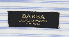 Barba Napoli Light Blue Striped Shirt - Extra Slim - (I153642U13R) - Parent