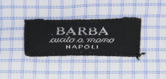 Barba Napoli Light Blue Check Shirt - Extra Slim - (I1U01943U13R) - Parent
