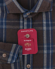 Barba Napoli Brown Shirt - Extra Slim - (LIU73R455002Q) - Parent