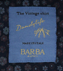 Barba Napoli Dark Blue Floral Shirt - Extra Slim - (BNLI4974U13R) - Parent