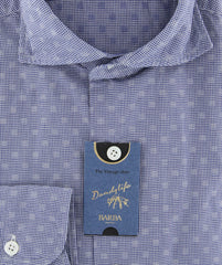Barba Napoli Blue Micro-Check Shirt - Extra Slim - (BNLI49782U13R) - Parent