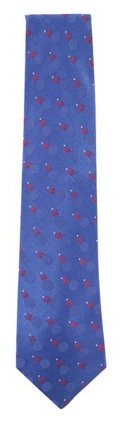 Barba Napoli Blue Geometric Silk Tie (1921)