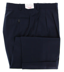 Brioni Midnight Navy Blue Pants - Extra Slim - 44/60 - (DELTA519R)