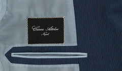 Cesare Attolini Navy Blue Suit - (AUK30PUB3A11WA45B33R6) - Parent