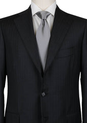 Cesare Attolini Charcoal Gray Super 150's Wool Striped Suit - (334) - Parent