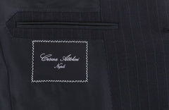 Cesare Attolini Charcoal Gray Super 150's Wool Striped Suit - (334) - Parent