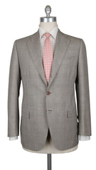 Cesare Attolini Brown Super 110's Plaid Suit - 46/56 - (348)