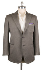 Cesare Attolini Light Brown Cashmere Sportcoat - 44/54 - (CA2115217)