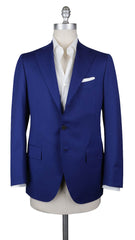 Cesare Attolini Blue Wool Solid Sportcoat - 38/48 - (209)
