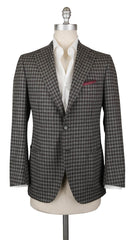 Cesare Attolini Dark Brown Wool Check Sportcoat - 38/48 - (205)