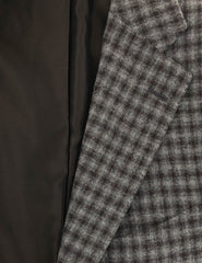 Cesare Attolini Dark Brown Wool Check Sportcoat - (205) - Parent