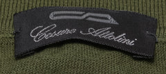 Cesare Attolini Green Solid Cotton Polo - (1713) - Parent