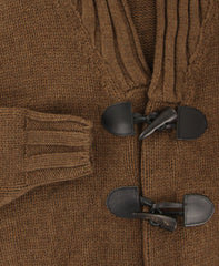 $1800 Cesare Attolini Brown Cashmere Sweater - Cardigan - (CAWSBRN1) - Parent