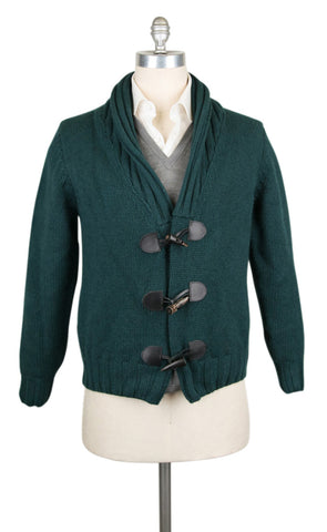 Cesare Attolini Dark Green Sweater