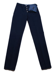 Cesare Attolini Denim Blue Solid Jeans - Slim - (CA409282021) - Parent