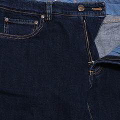 $925 Cesare Attolini Blue Solid Jeans - Slim - (JC710248) - Parent