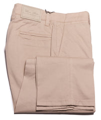 Cesare Attolini Beige Solid Cashmere Blend Pants - Slim - 31/47 - (1127)