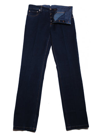 Cesare Attolini Denim Blue Jeans - Slim