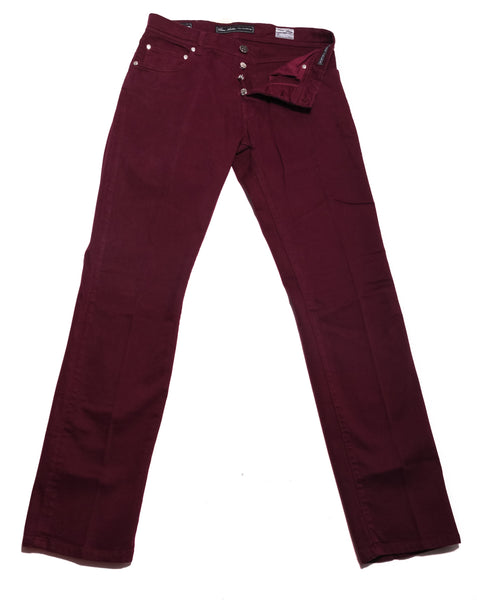 Cesare Attolini Purple Solid Jeans - Slim - (1177) - Parent