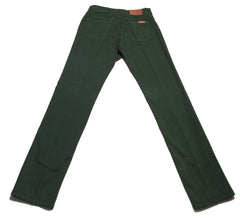 Cesare Attolini Green Solid Cotton Pants - Slim - (1041) - Parent