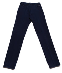 Cesare Attolini Navy Blue Solid Jeans - Slim - (1132) - Parent