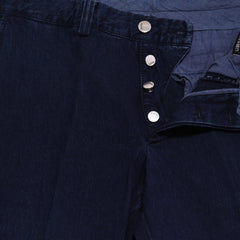 Cesare Attolini Navy Blue Solid Jeans - Slim - (1132) - Parent