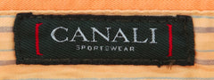 Canali Orange Solid Pants - Slim - (970469095876) - Parent