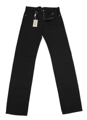 Canali Black Solid Pants - Slim - 30/46 - (9153090952)