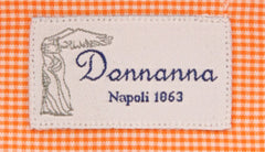 New Donnanna Orange Micro-Check Shirt - Extra Slim - (MCOORGWR1) - Parent