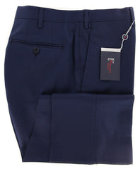 Donnanna Navy Blue Solid Pants - Slim - 42/58 - (LAZIO6018016653)