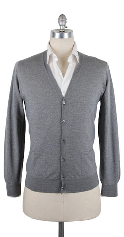Luigi Borrelli Gray Sweater – Size: Medium US / 50 EU