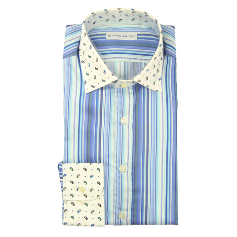 Etro Blue Shirt - Slim