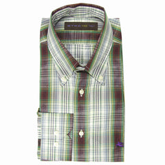 Etro Green Plaid Cotton Shirt - Slim - 15.75/40 - (HP)