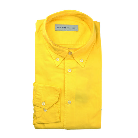 Etro Yellow Shirt - Slim